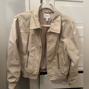 White Leather Jacket